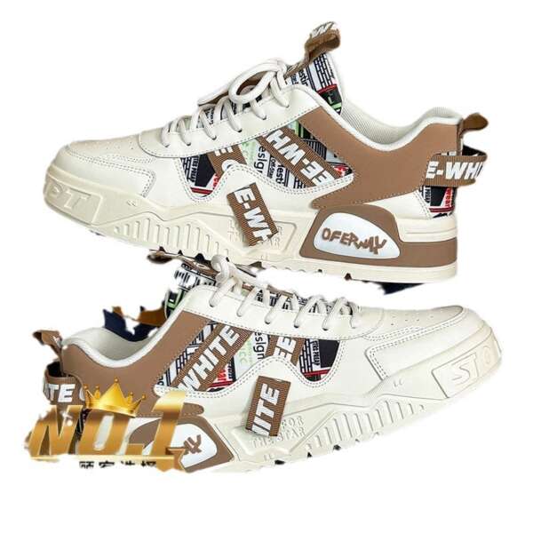 Thick soled sports and casual board shoes, niche and versatile trendy shoes - Image 3
