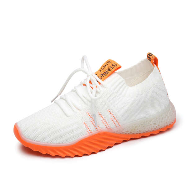 Dad Shoes Spring And Summer New Coconut Shoes Korean Version Fashion Textile Flying Woven Casual Sports Shoes Ins Women's Shoes Trend - Image 4