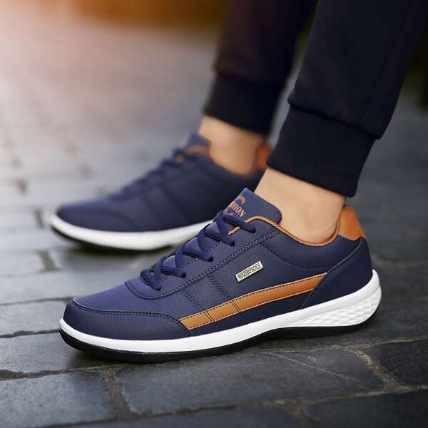 New Men's Shoes Large Leather Super Light Sports Shoes Casual Student Board Shoes Running Shoes Size 48 - Image 8