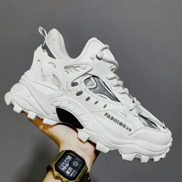 Men's sports shoes thick soled running shoes men's - Image 4