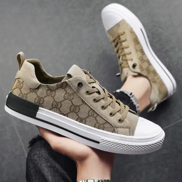 New sports and leisure canvas board shoes, Korean version, low cut, lazy, one foot trendy shoes - Image 4