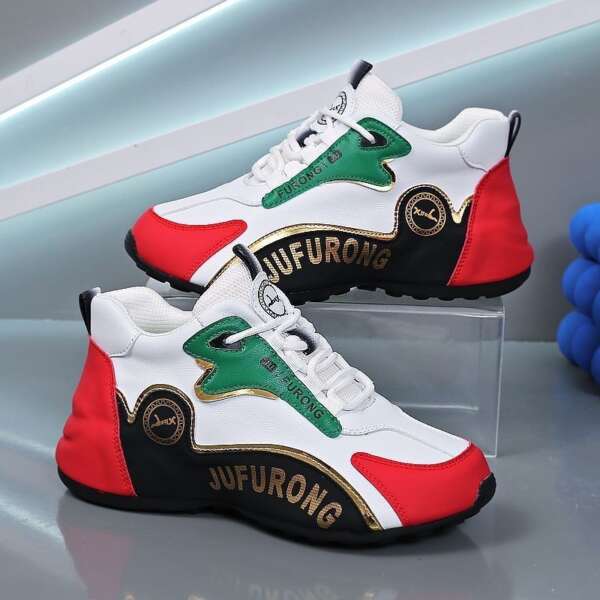 Men's and women's same style board shoes, casual leather shoes, men's and women's anti slip sports casual shoes, spring new couple shoes - Image 9
