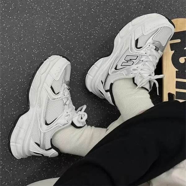 Fashionable casual sports shoes for children versatile breathabl lightweight running dad shoes - Image 3