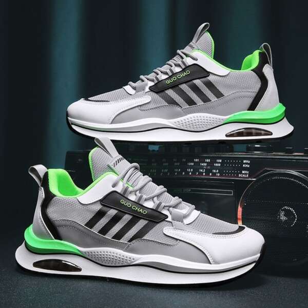 Mesh breathable sports shoes, Korean version, fashionable and trendy shoes, travel shoes, running shoes - Image 2