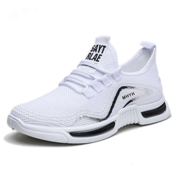 Summer new breathable men's shoes mesh running sports shoes for men - Image 5