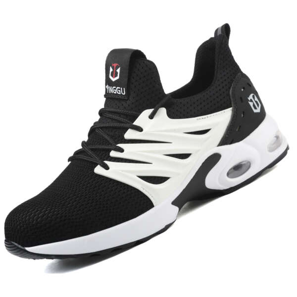 Trendy Fashion Men's Shoes Safety Light Weight Sports And Leisure Protective Shoes Anti-Smashing And Anti-Piercing Safety Shoes - Image 2
