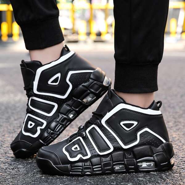 Basketball Shoes Men Air Sports Shoes High Tops Mens Basketball Sneakers Athletics Basket Shoes Chaussures de basket Black shoes - Image 3