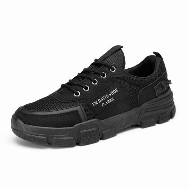 Lightweight and durable workwear, black board shoes for work, sports, leisure, breathable men's shoes - Image 7