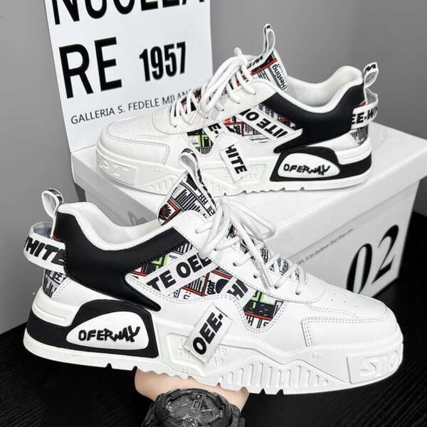 Thick soled sports and casual board shoes, niche and versatile trendy shoes - Image 5
