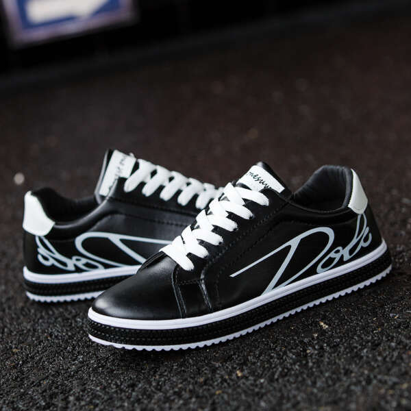 Versatile flat casual shoes student sports board shoes - Image 4