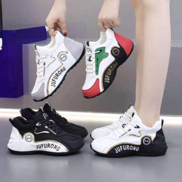 Men's and women's same style board shoes, casual leather shoes, men's and women's anti slip sports casual shoes, spring new couple shoes - Image 4