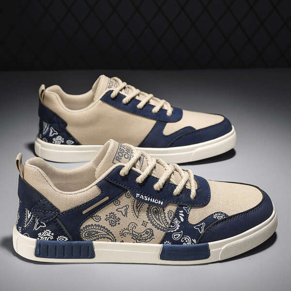 Small niche design canvas shoes for teenagers sports plus size casual board shoes - Image 6
