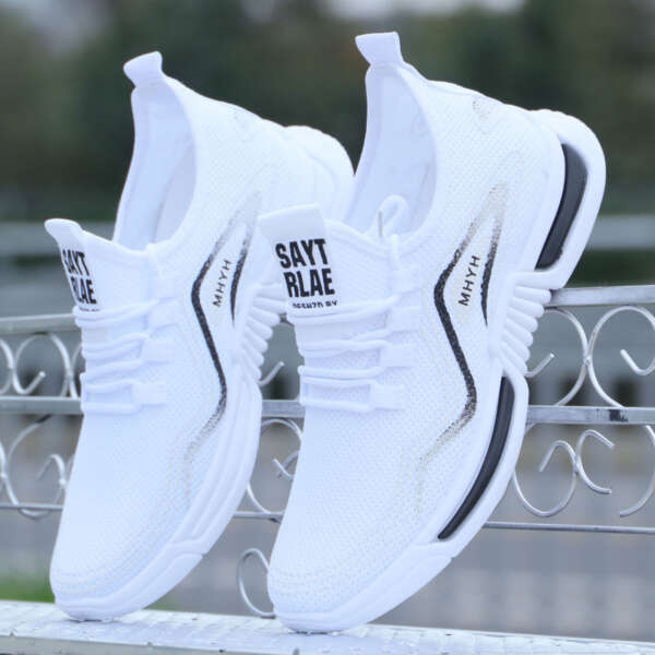 Summer new breathable men's shoes mesh running sports shoes for men - Image 2