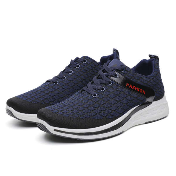 Spring And Autumn New Casual Shoes Mesh Breathable Running Shoes Fashion Sports Shoes Men - Image 4