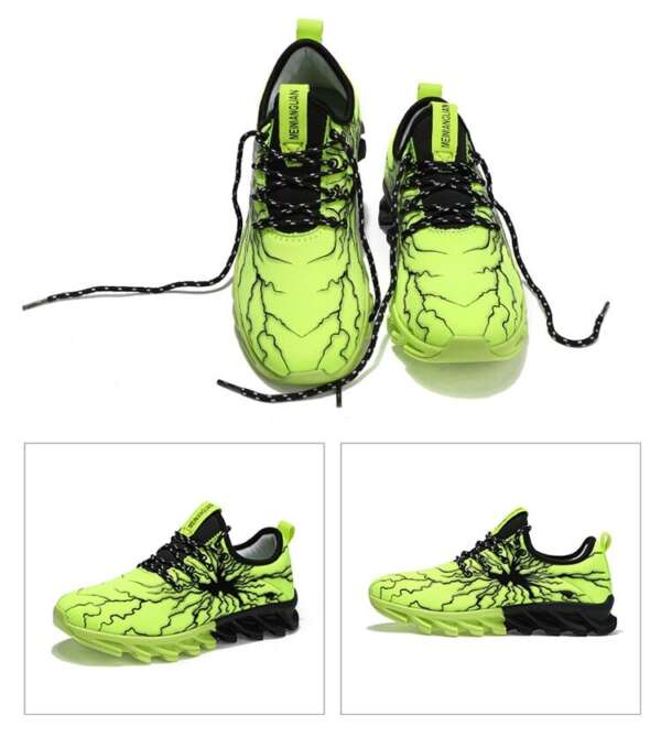 Running shoes summer sports men and women mesh comfortable breathable elastic sneakers - Image 3
