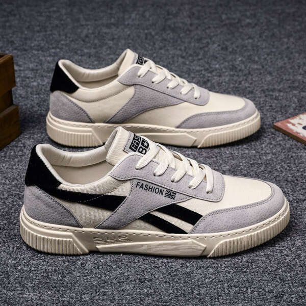 Sports shoes for men trendy and versatile casual board shoes outdoor canvas men's shoes - Image 6