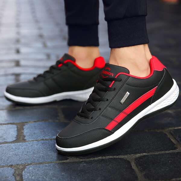 New Men's Shoes Large Leather Super Light Sports Shoes Casual Student Board Shoes Running Shoes Size 48 - Image 7