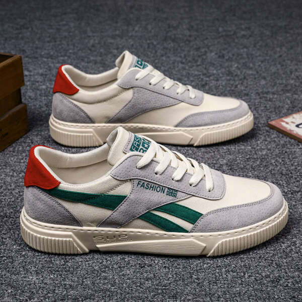 Sports shoes for men trendy and versatile casual board shoes outdoor canvas men's shoes - Image 7