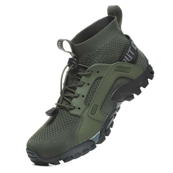 Outdoor Mountaineering Shoes Men's Large Size Hiking Shoes Outdoor Leisure Sports Mountain Hiking Fishing Sets Foot Wading Shoes - Image 6