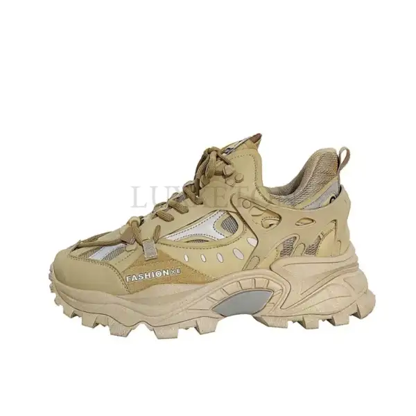 Men's sports shoes thick soled running shoes men's