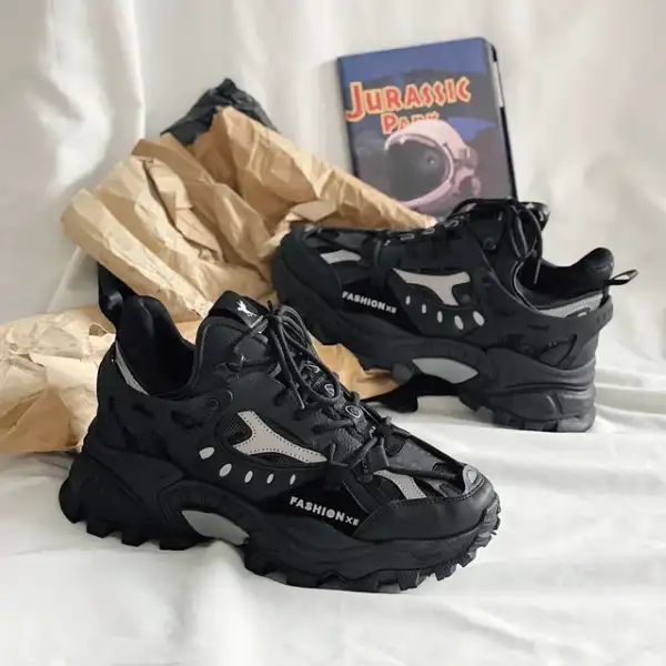 Men's sports shoes thick soled running shoes men's - Image 8
