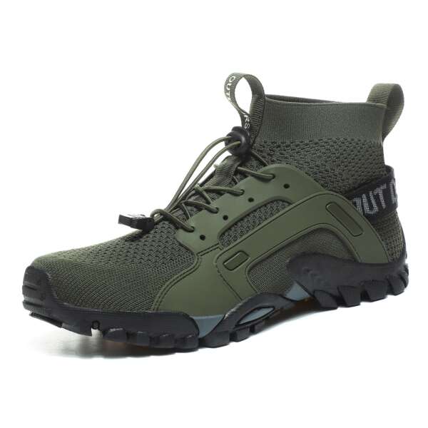 Outdoor Mountaineering Shoes Men's Large Size Hiking Shoes Outdoor Leisure Sports Mountain Hiking Fishing Sets Foot Wading Shoes - Image 4