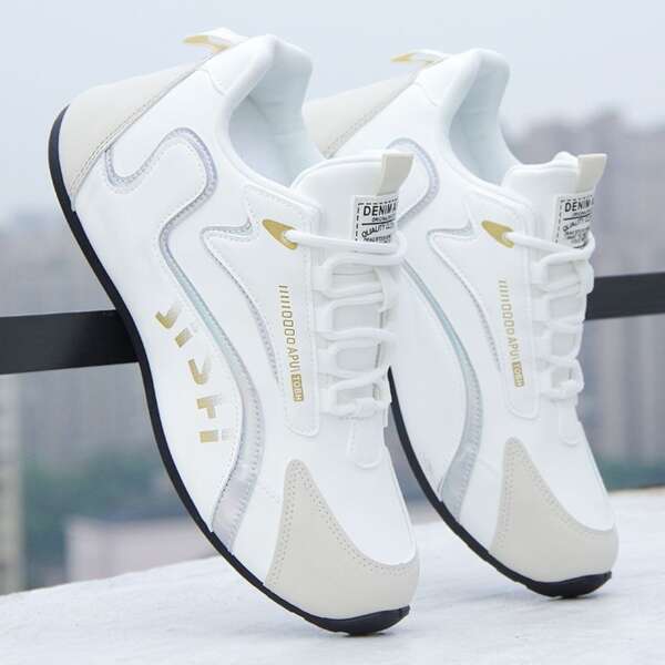 Men's running sports shoes, new men's shoes, leather surface travel shoes, trendy and fashionable shoes, comfortable and casual - Image 5