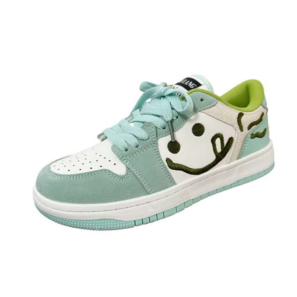 Mint green new skate shoes lovers casual sports skateboard shoes tide - Image 7