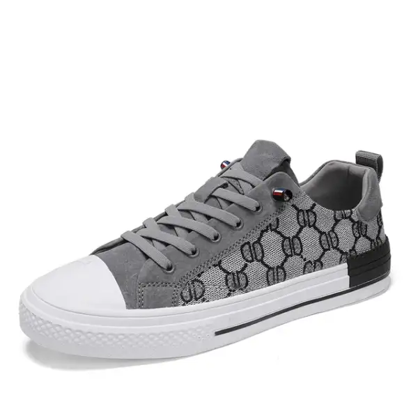 New sports and leisure canvas board shoes, Korean version, low cut, lazy, one foot trendy shoes - Image 8