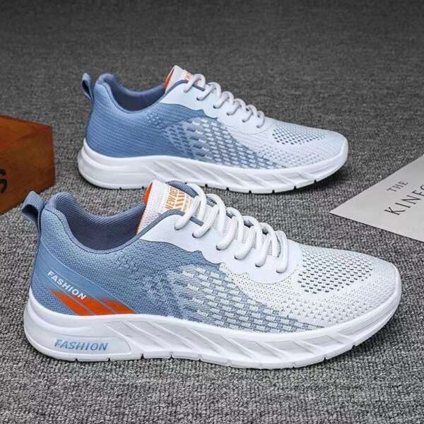 Men's shoes, new summer sports and leisure shoes, breathable and odor resistant mesh shoes, trendy and versatile running shoes - Image 5
