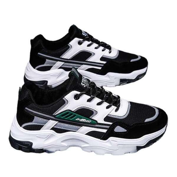 Breathable mesh running dad shoes Korean version trendy casual sports student travel shoes - Image 4