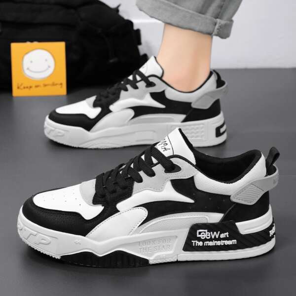 Men's trendy and versatile thick soled sports shoes, casual board shoes, dad shoes - Image 3