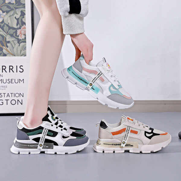 Korean version versatile student sports shoes for women's street photography, casual running shoes for women - Image 4